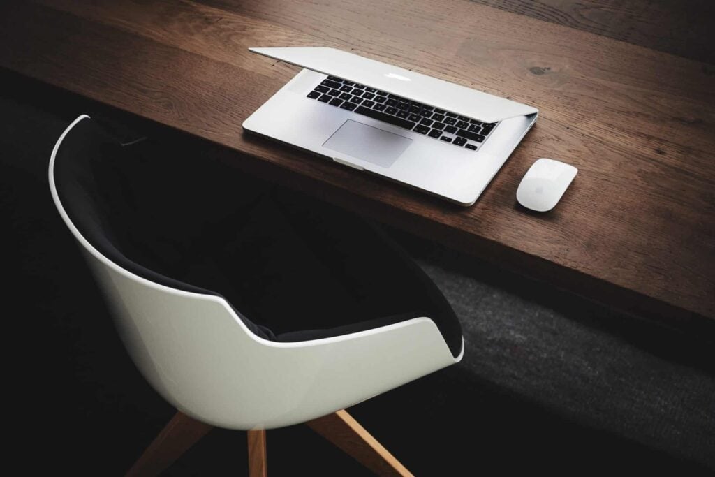 chair at desk