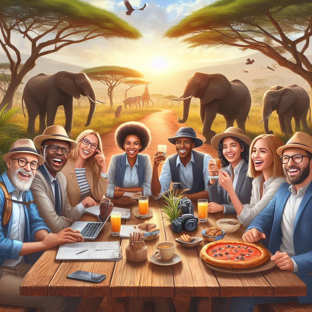 people eating