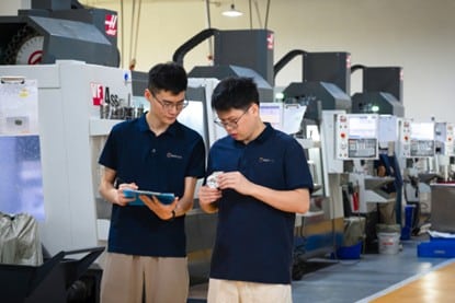 people working in manufacturing