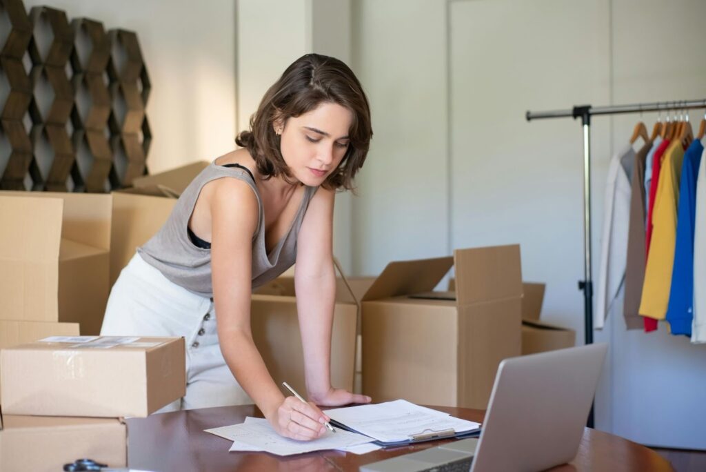 person working on desk