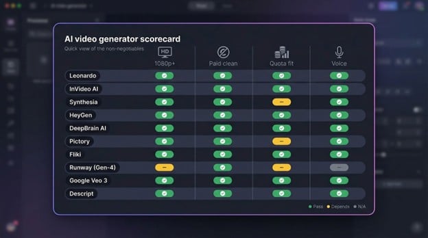 Which AI Video Generator Wins for YouTube? A Side-by-Side Review ...