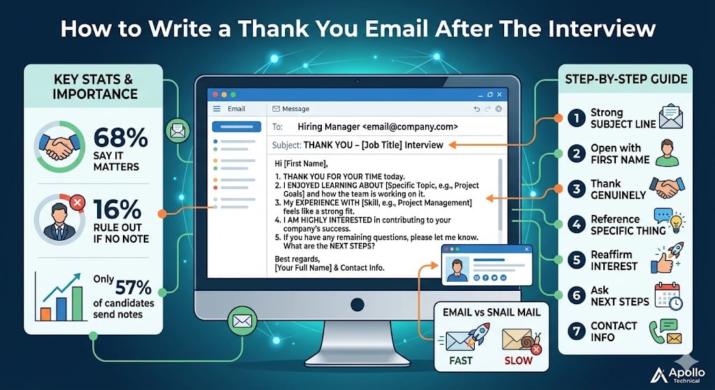 How to Write a Thank You Email After The Interview