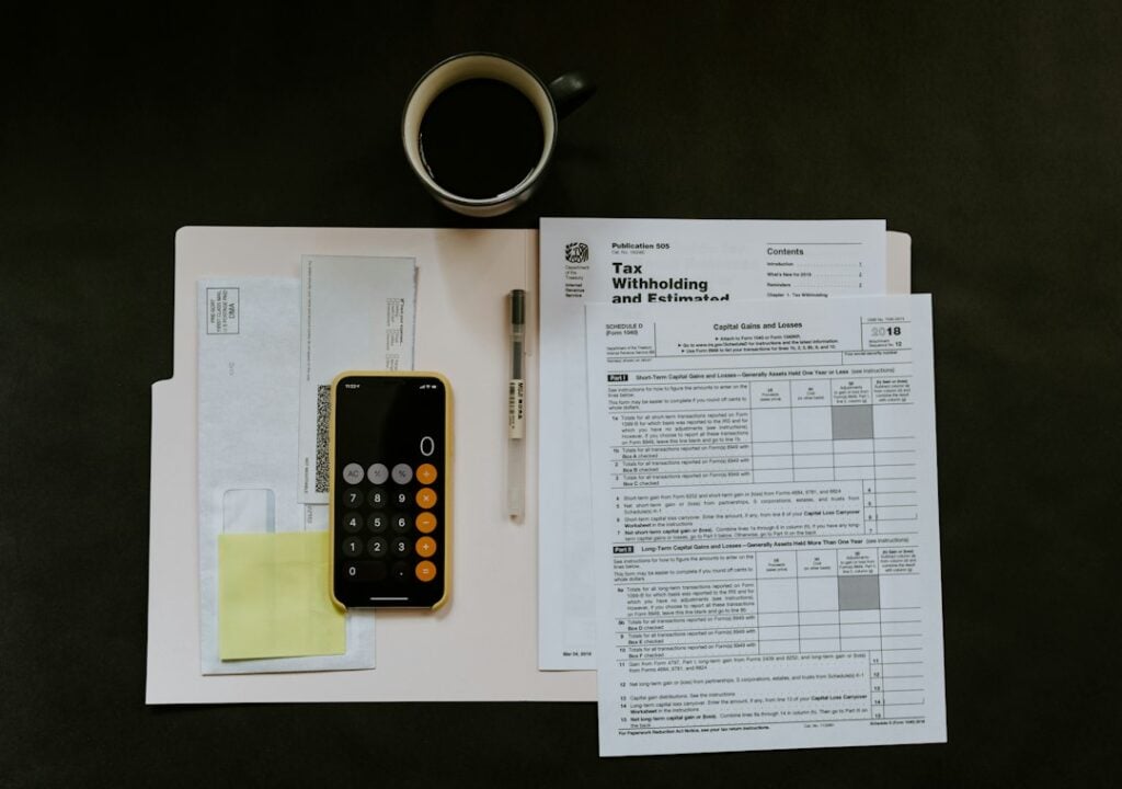 Tax withholding form for comparing W2 and 1099 contract work