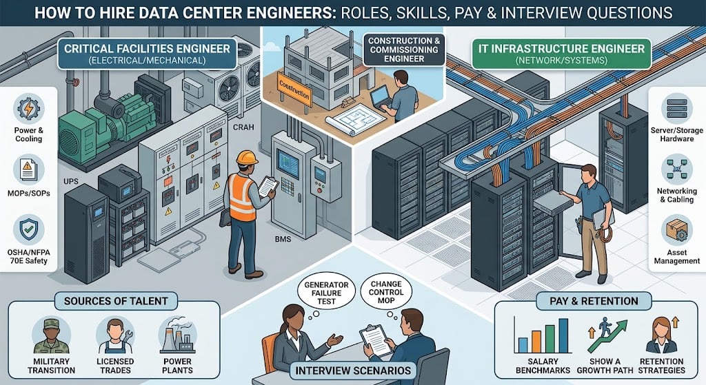 how to hire data center engineers
