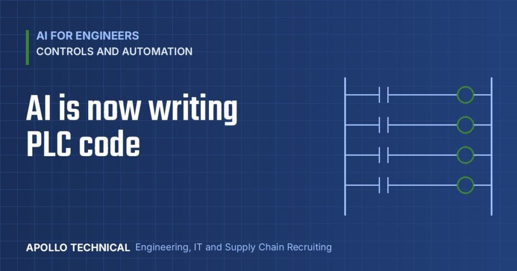 AI for Engineers: AI is now writing PLC code, with a ladder logic diagram