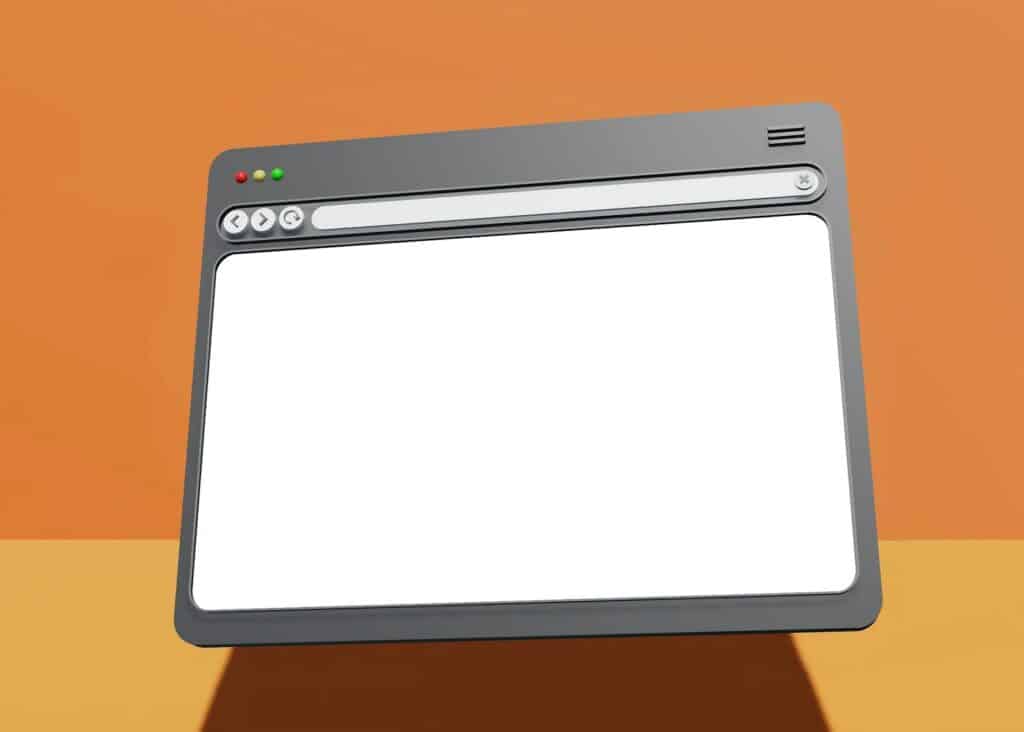 Website browser mockup representing session cookies and digital login risk