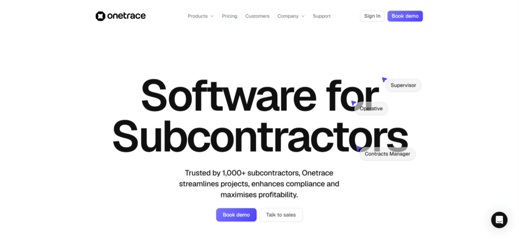 Onetrace firestopping software